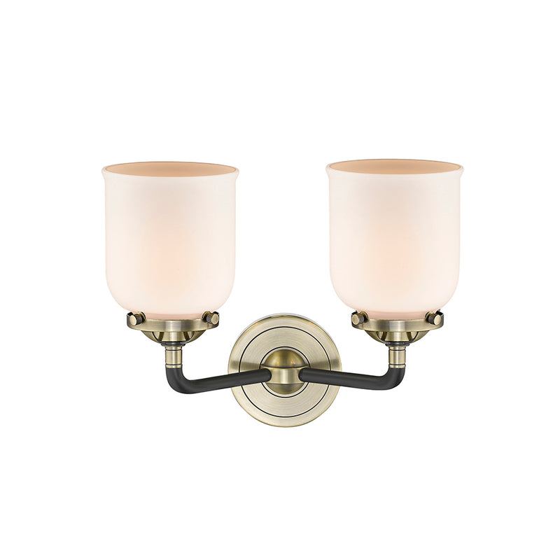 Innovations Lighting Small Bell 2 Light Bath Vanity Light Part Of The Nouveau Collection 284-2W-BAB-G51
