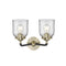 Innovations Lighting Small Bell 2 Light Bath Vanity Light Part Of The Nouveau Collection 284-2W-BAB-G52