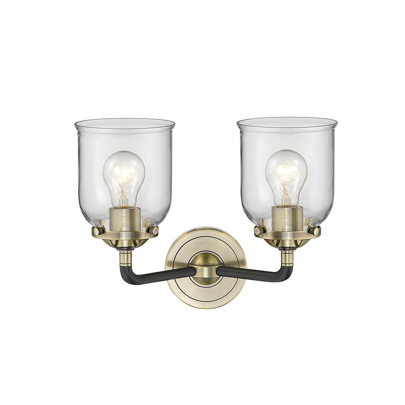 Innovations Lighting Small Bell 2 Light Bath Vanity Light Part Of The Nouveau Collection 284-2W-BAB-G52