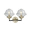 Innovations Lighting Small Oxford 2 Light Bath Vanity Light Part Of The Nouveau Collection 284-2W-BAB-G532-LED