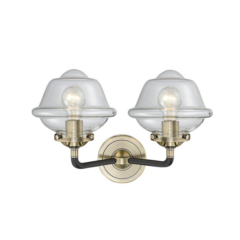 Innovations Lighting Small Oxford 2 Light Bath Vanity Light Part Of The Nouveau Collection 284-2W-BAB-G532