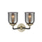 Innovations Lighting Small Bell 2 Light Bath Vanity Light Part Of The Nouveau Collection 284-2W-BAB-G53