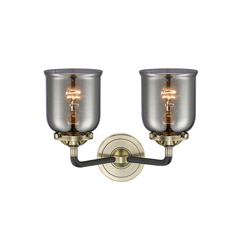 Innovations Lighting Small Bell 2 Light Bath Vanity Light Part Of The Nouveau Collection 284-2W-BAB-G53