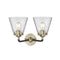 Innovations Lighting Small Cone 2 Light Bath Vanity Light Part Of The Nouveau Collection 284-2W-BAB-G62