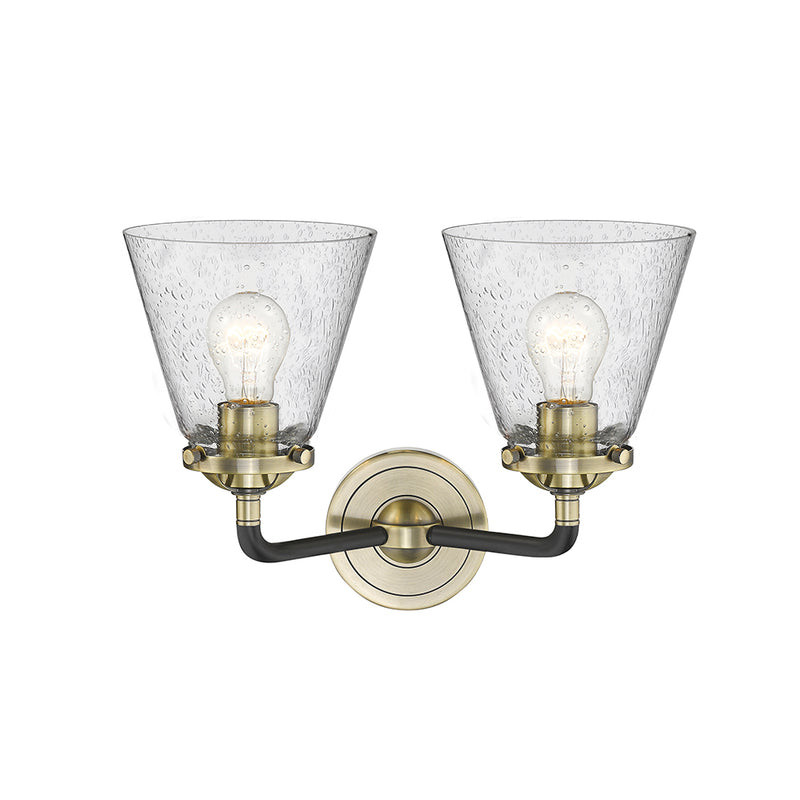 Innovations Lighting Small Cone 2 Light Bath Vanity Light Part Of The Nouveau Collection 284-2W-BAB-G64
