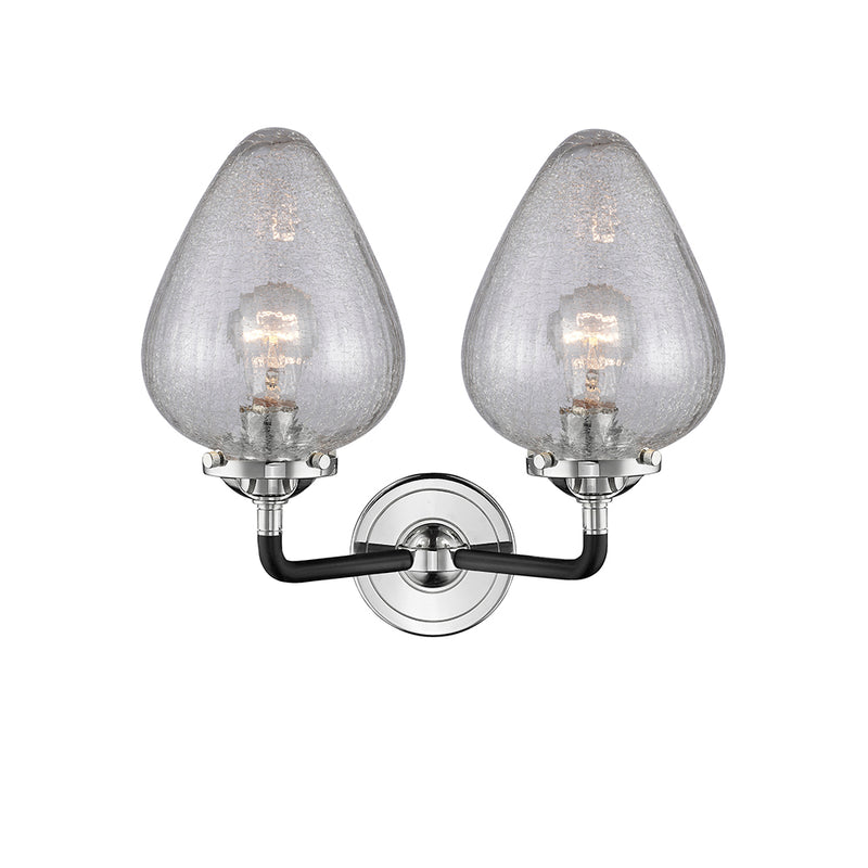 Innovations Lighting Geneseo 2 Light Bath Vanity Light Part Of The Nouveau Collection 284-2W-BPN-G165-LED