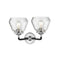 Innovations Lighting Fulton 2 Light Bath Vanity Light Part Of The Nouveau Collection 284-2W-BPN-G172