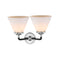 Innovations Lighting Large Cone 2 Light Bath Vanity Light Part Of The Nouveau Collection 284-2W-BPN-G41