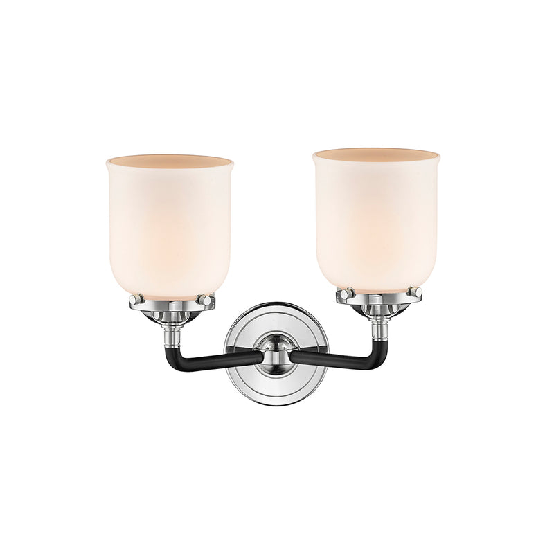 Innovations Lighting Small Bell 2 Light Bath Vanity Light Part Of The Nouveau Collection 284-2W-BPN-G51