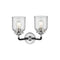 Innovations Lighting Small Bell 2 Light Bath Vanity Light Part Of The Nouveau Collection 284-2W-BPN-G52-LED