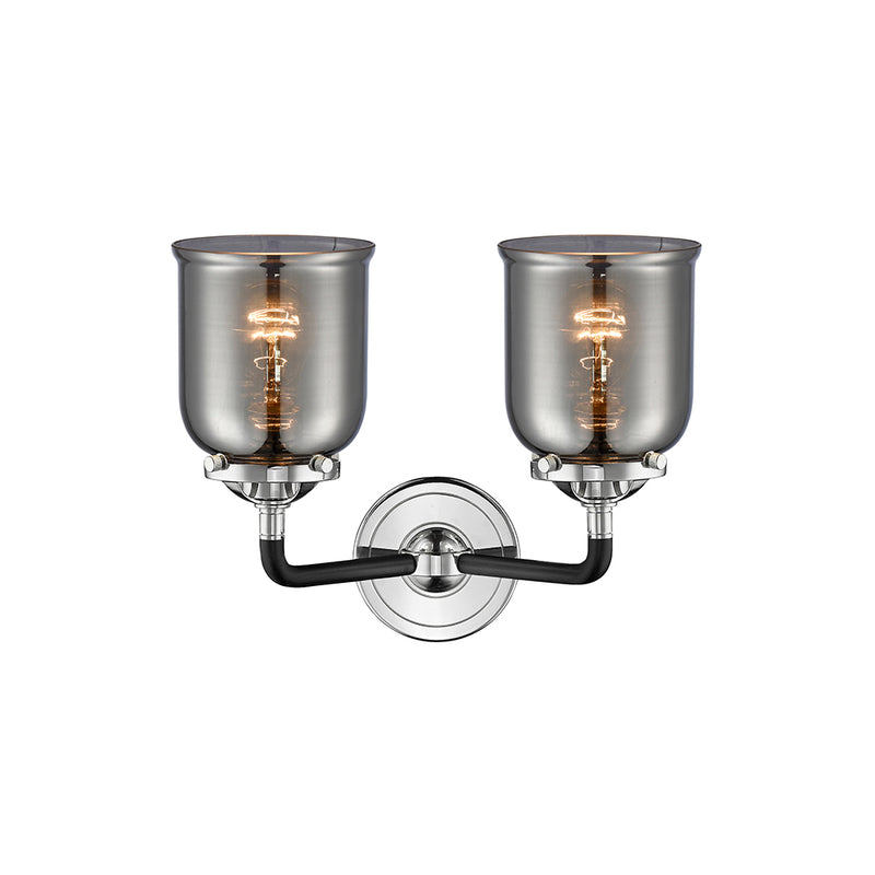 Innovations Lighting Small Bell 2 Light Bath Vanity Light Part Of The Nouveau Collection 284-2W-BPN-G53-LED