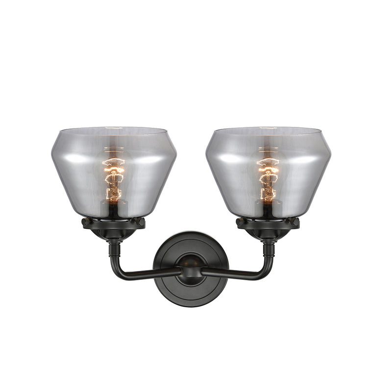 Innovations Lighting Fulton 2 Light Bath Vanity Light Part Of The Nouveau Collection 284-2W-OB-G173-LED