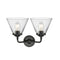 Innovations Lighting Large Cone 2 Light Bath Vanity Light Part Of The Nouveau Collection 284-2W-OB-G42-LED