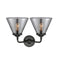 Innovations Lighting Large Cone 2 Light Bath Vanity Light Part Of The Nouveau Collection 284-2W-OB-G43-LED