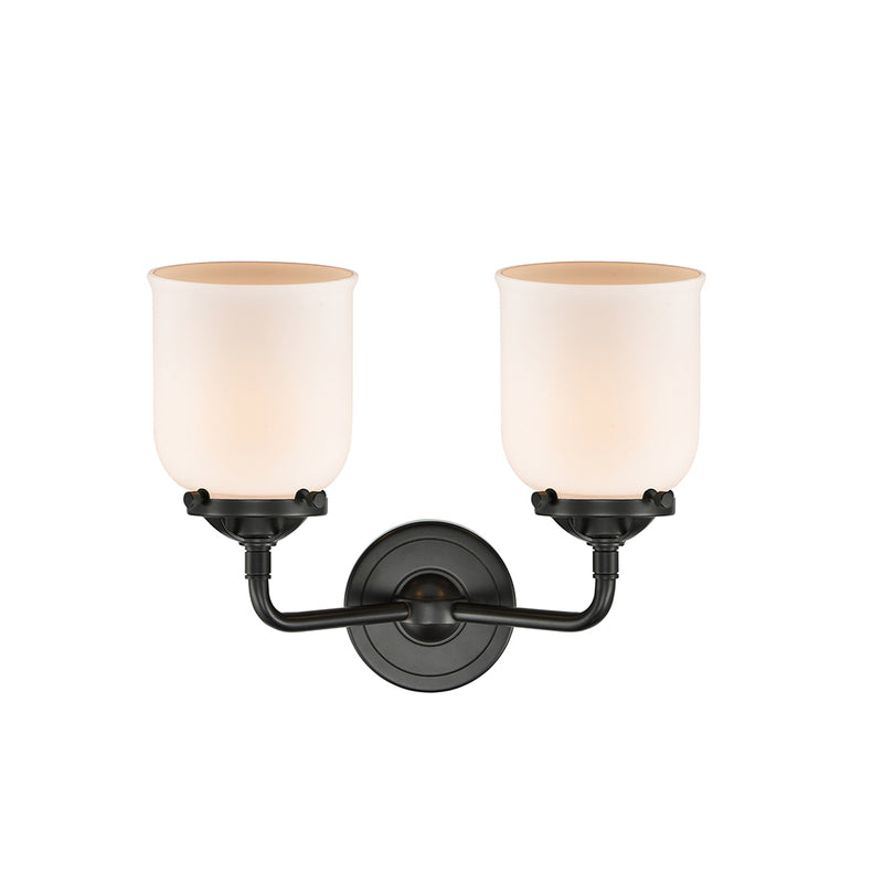 Innovations Lighting Small Bell 2 Light Bath Vanity Light Part Of The Nouveau Collection 284-2W-OB-G51-LED