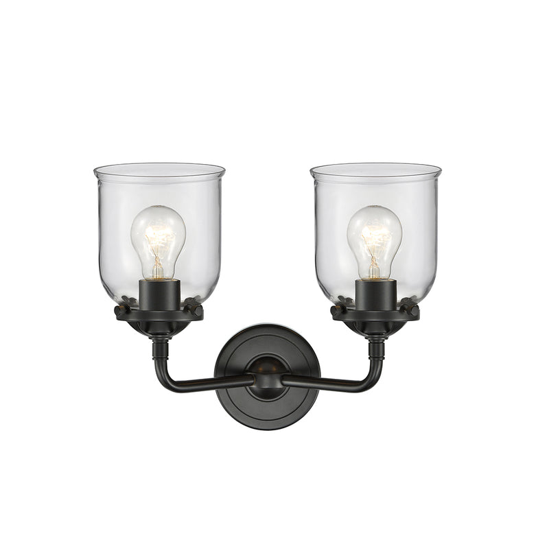 Innovations Lighting Small Bell 2 Light Bath Vanity Light Part Of The Nouveau Collection 284-2W-OB-G52-LED