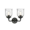 Innovations Lighting Small Bell 2 Light Bath Vanity Light Part Of The Nouveau Collection 284-2W-OB-G54-LED