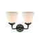 Innovations Lighting Small Cone 2 Light Bath Vanity Light Part Of The Nouveau Collection 284-2W-OB-G61-LED