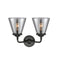 Innovations Lighting Small Cone 2 Light Bath Vanity Light Part Of The Nouveau Collection 284-2W-OB-G63