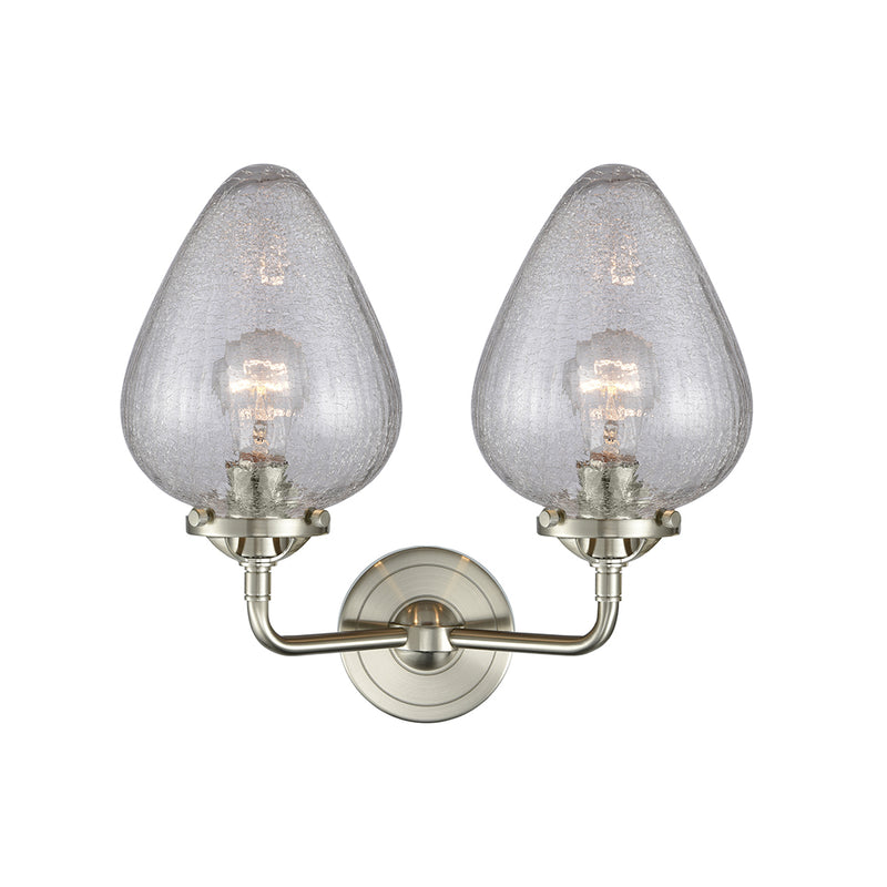 Innovations Lighting Geneseo 2 Light Bath Vanity Light Part Of The Nouveau Collection 284-2W-SN-G165-LED