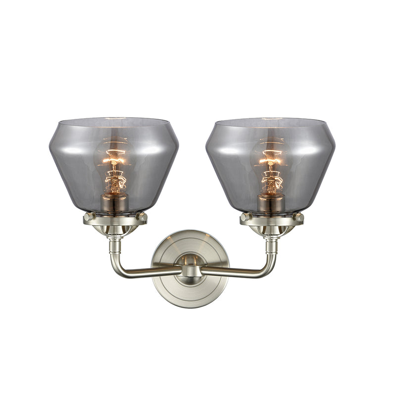 Innovations Lighting Fulton 2 Light Bath Vanity Light Part Of The Nouveau Collection 284-2W-SN-G173-LED