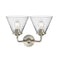Innovations Lighting Large Cone 2 Light Bath Vanity Light Part Of The Nouveau Collection 284-2W-SN-G42