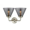Innovations Lighting Large Cone 2 Light Bath Vanity Light Part Of The Nouveau Collection 284-2W-SN-G43
