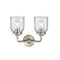 Innovations Lighting Small Bell 2 Light Bath Vanity Light Part Of The Nouveau Collection 284-2W-SN-G52-LED