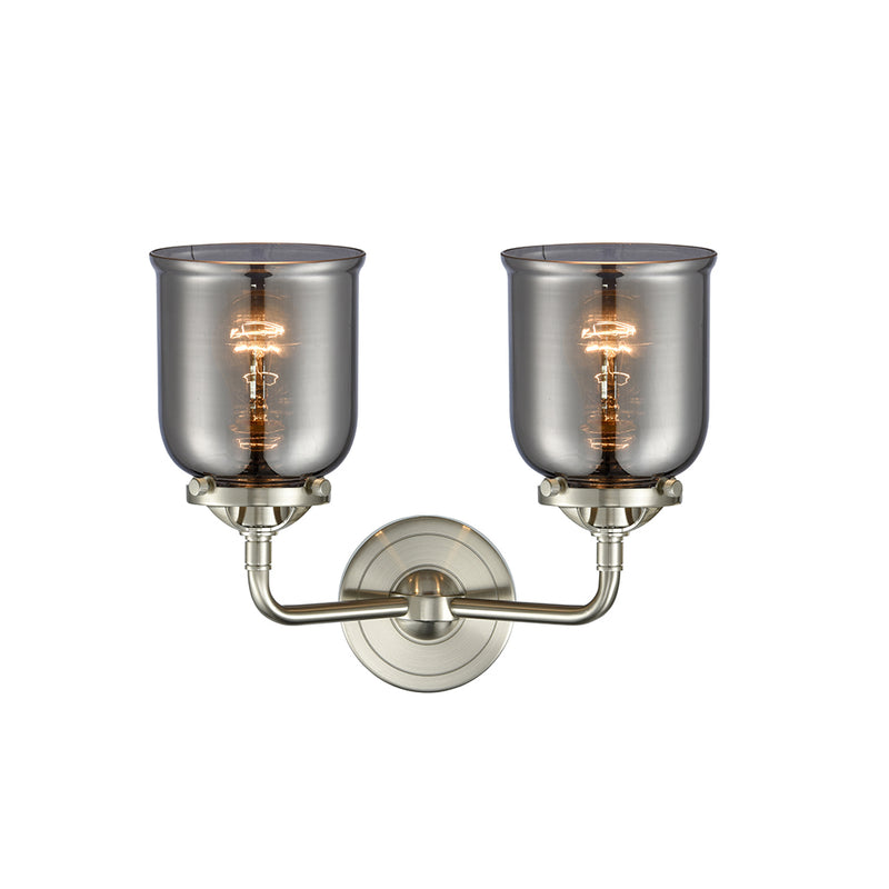 Innovations Lighting Small Bell 2 Light Bath Vanity Light Part Of The Nouveau Collection 284-2W-SN-G53