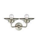 Innovations Lighting Railroad 2 Light Bath Vanity Light Part Of The Nouveau Collection 284-2W-SN-M2-SN-LED