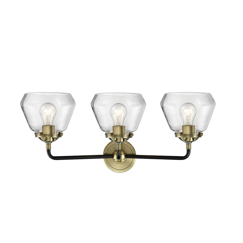 Innovations Lighting Fulton 3 Light Bath Vanity Light Part Of The Nouveau Collection 284-3W-BAB-G172-LED