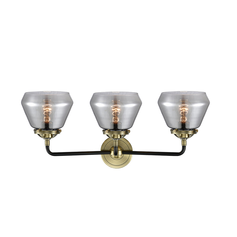 Innovations Lighting Fulton 3 Light Bath Vanity Light Part Of The Nouveau Collection 284-3W-BAB-G173-LED