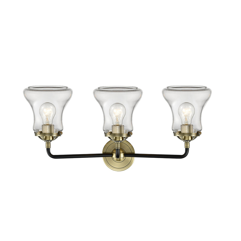 Innovations Lighting Bellmont 3 Light Bath Vanity Light Part Of The Nouveau Collection 284-3W-BAB-G192