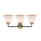Innovations Lighting Large Cone 3 Light Bath Vanity Light Part Of The Nouveau Collection 284-3W-BAB-G41-LED