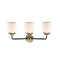 Innovations Lighting Small Bell 3 Light Bath Vanity Light Part Of The Nouveau Collection 284-3W-BAB-G51-LED