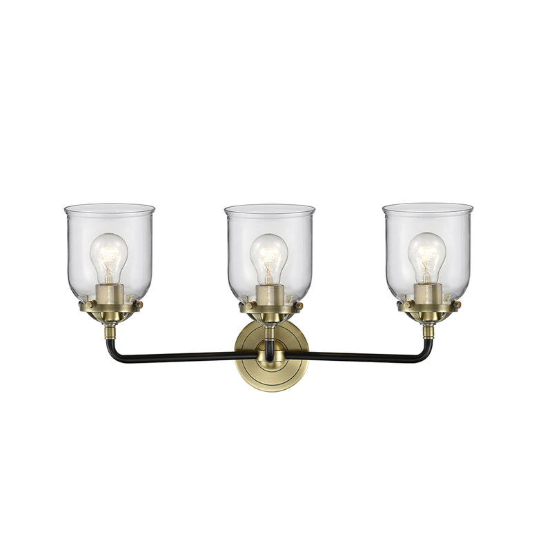 Innovations Lighting Small Bell 3 Light Bath Vanity Light Part Of The Nouveau Collection 284-3W-BAB-G52-LED