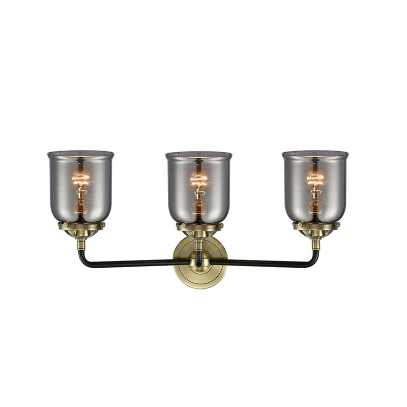 Innovations Lighting Small Bell 3 Light Bath Vanity Light Part Of The Nouveau Collection 284-3W-BAB-G53-LED