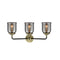 Innovations Lighting Small Bell 3 Light Bath Vanity Light Part Of The Nouveau Collection 284-3W-BAB-G53
