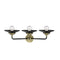 Innovations Lighting Railroad 3 Light Bath Vanity Light Part Of The Nouveau Collection 284-3W-BAB-M6-BK-LED