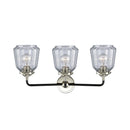 Innovations Lighting Chatham 3 Light Bath Vanity Light Part Of The Nouveau Collection 284-3W-BPN-G142-LED