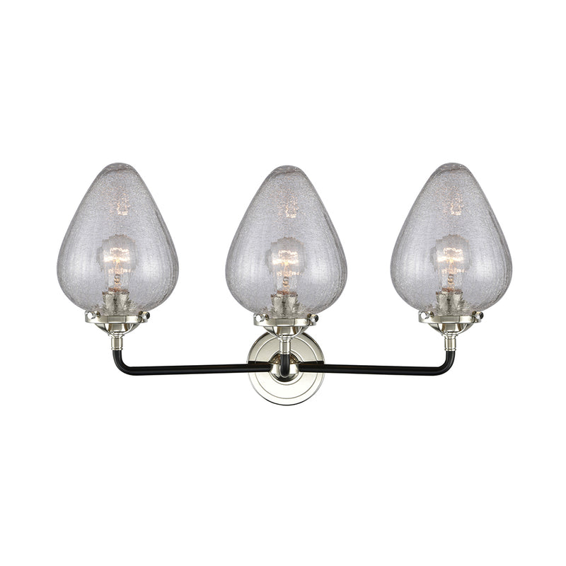 Innovations Lighting Geneseo 3 Light Bath Vanity Light Part Of The Nouveau Collection 284-3W-BPN-G165