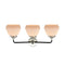 Innovations Lighting Fulton 3 Light Bath Vanity Light Part Of The Nouveau Collection 284-3W-BPN-G171-LED