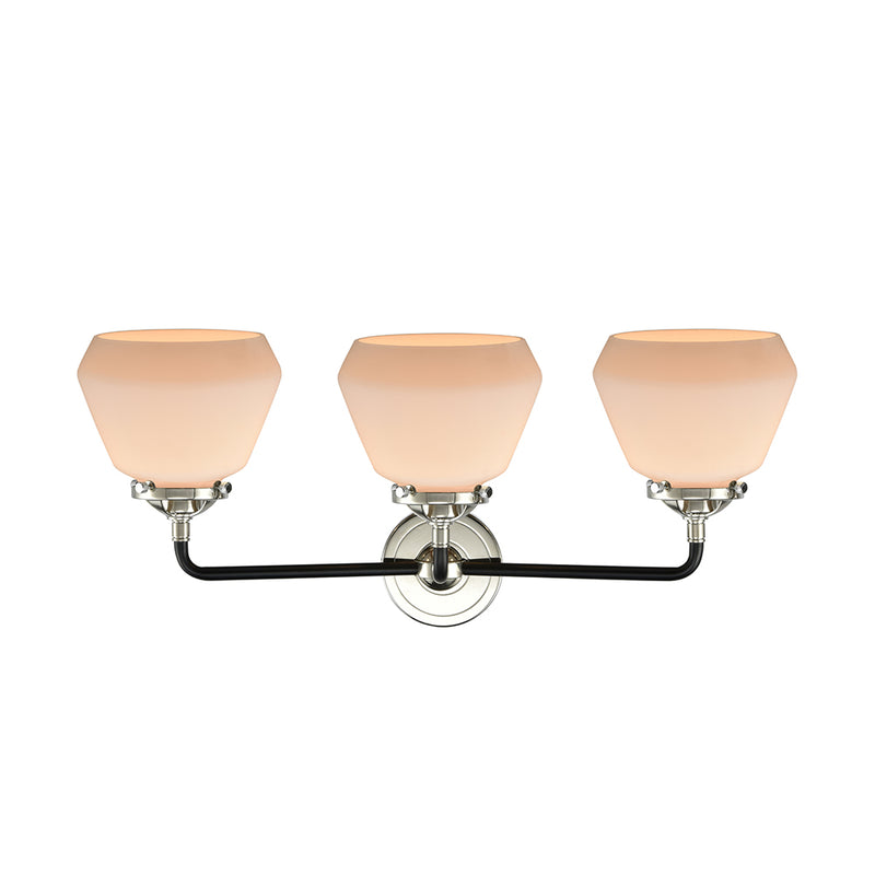 Innovations Lighting Fulton 3 Light Bath Vanity Light Part Of The Nouveau Collection 284-3W-BPN-G171-LED