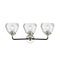 Innovations Lighting Fulton 3 Light Bath Vanity Light Part Of The Nouveau Collection 284-3W-BPN-G172
