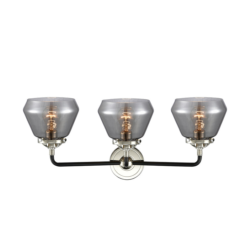 Innovations Lighting Fulton 3 Light Bath Vanity Light Part Of The Nouveau Collection 284-3W-BPN-G173
