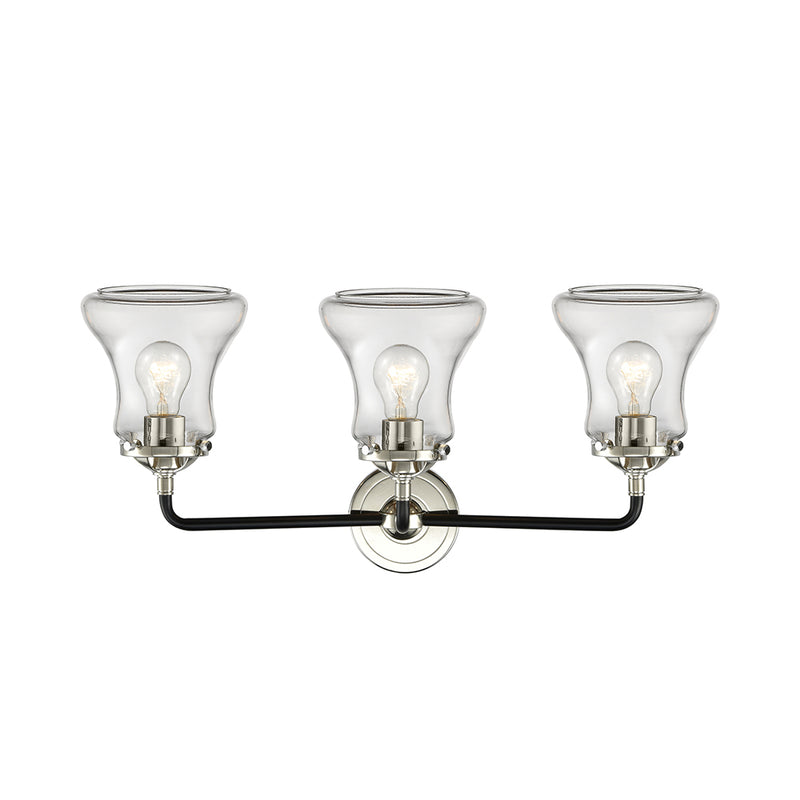 Innovations Lighting Bellmont 3 Light Bath Vanity Light Part Of The Nouveau Collection 284-3W-BPN-G192