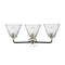 Innovations Lighting Large Cone 3 Light Bath Vanity Light Part Of The Nouveau Collection 284-3W-BPN-G42