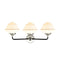 Innovations Lighting Small Oxford 3 Light Bath Vanity Light Part Of The Nouveau Collection 284-3W-BPN-G531