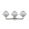 Innovations Lighting Small Oxford 3 Light Bath Vanity Light Part Of The Nouveau Collection 284-3W-BPN-G534