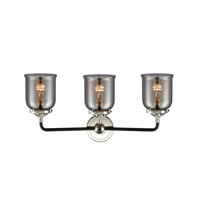 Innovations Lighting Small Bell 3 Light Bath Vanity Light Part Of The Nouveau Collection 284-3W-BPN-G53-LED